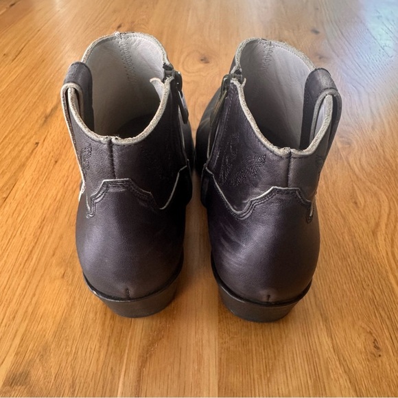 Anine Bing Axel Pointed Toe Distressed Leather Ankle Booties Size 7.5 - Picture 12 of 14